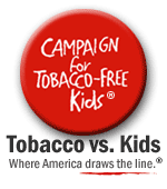 Campaign for Tobacco-Free Kids.  Tobacco vs. Kids: Where America Draws the Line