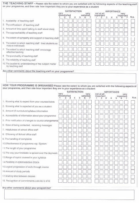 Enrollment system thesis questionnaire example