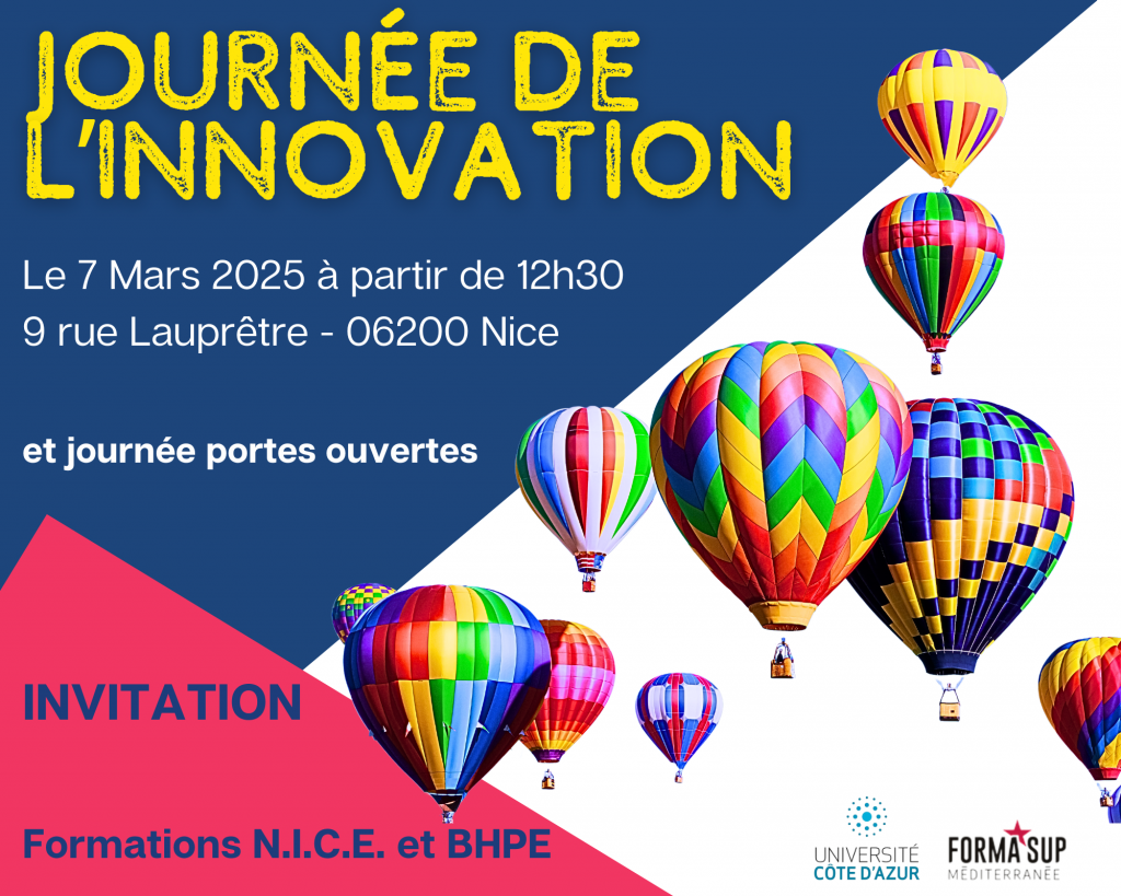 Cette journée vous permettra de nous rencontrer, d’échanger avec nos apprentis, de poser des questions à l’équipe de direction et aux enseignants présents, de vous familiariser avec les lieux …. Les alternants présenteront leur projets d’études – plusieurs stands et des tables rondes de discussions sont en prévision